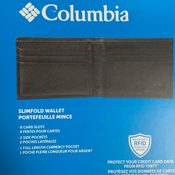 Columbia - Men’s Genuine Leather Slimfold Wallet - Picture 3 of 4